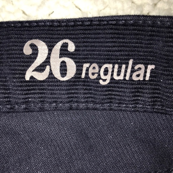 Navy blue J.crew matchstick corduroys - Picture 3 of 5